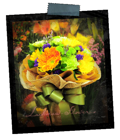 แบบช่อดอกไม้สด004 @ร้านดอกไม้ลูกแมว [Lukmaw-flower.com]
