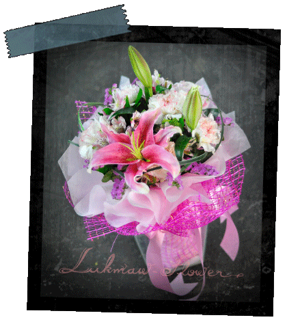 แบบช่อดอกไม้สด008 @ร้านดอกไม้ลูกแมว [Lukmaw-flower.com]